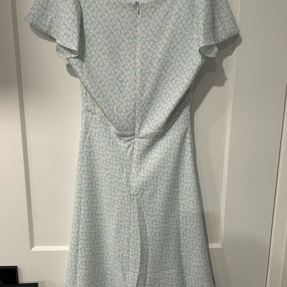 Levi's Flowers Blue Dress with Front Tie - Picture 3 of 3